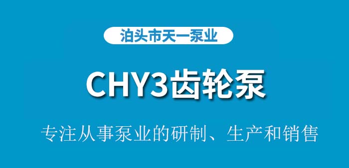 <strong>CHY3齿轮泵</strong>