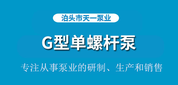 <strong>浙江G型单螺杆泵</strong>