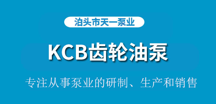 KCB齿轮油泵