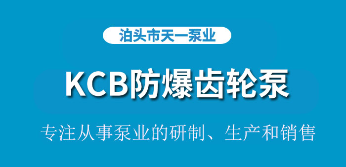 <strong>浙江KCB防爆齿轮泵</strong>