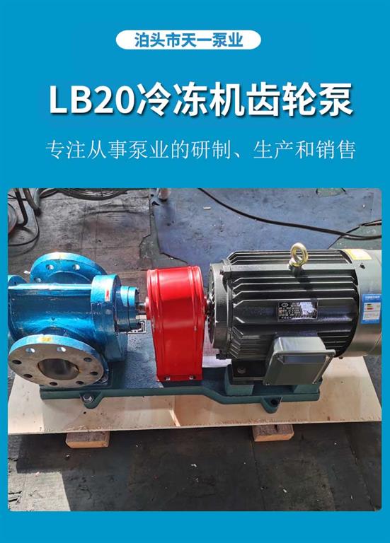 LB20冷冻机齿轮泵