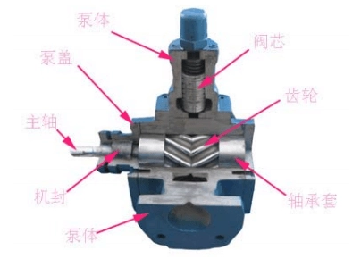 圆弧齿轮泵结构图