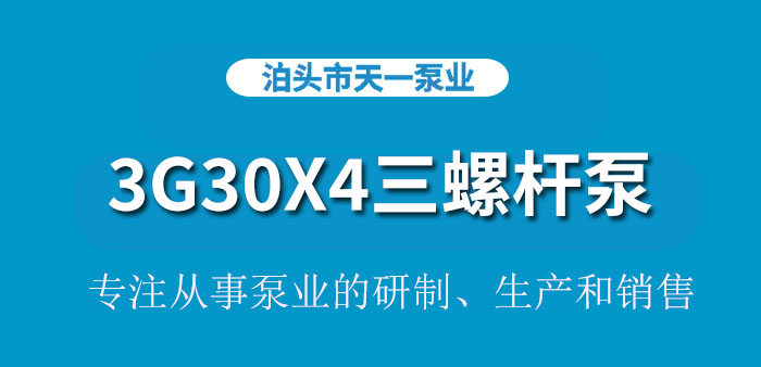 <strong>浙江3G30X4三螺杆泵</strong>