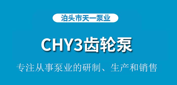 <strong>浙江CHY3齿轮泵</strong>