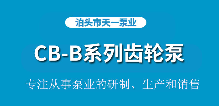 <strong>浙江CB-B系列齿轮泵</strong>