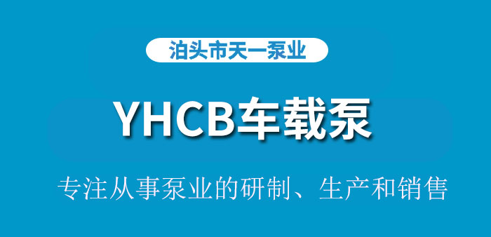 <strong>浙江YHCB车载泵</strong>